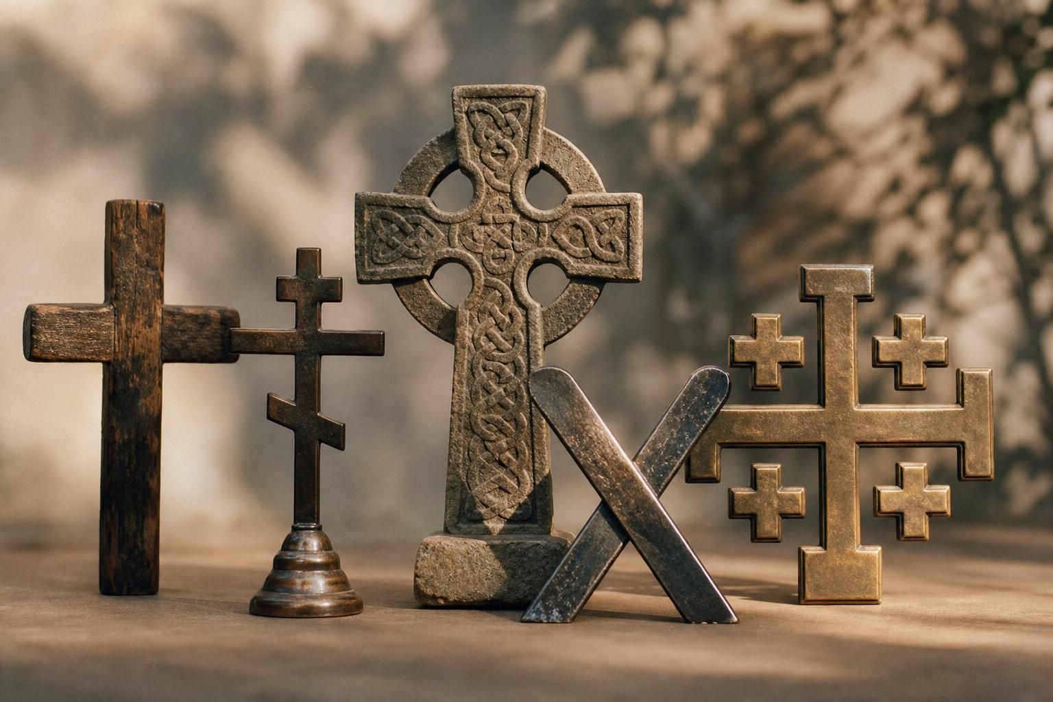 découvrez les différentes croix chrétiennes, leurs formes distinctes et les symboles qu'elles représentent dans la foi chrétienne.